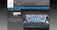 Desktop Screenshot of client.spokenwordimages.com